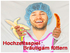 Braeutigam fuettern